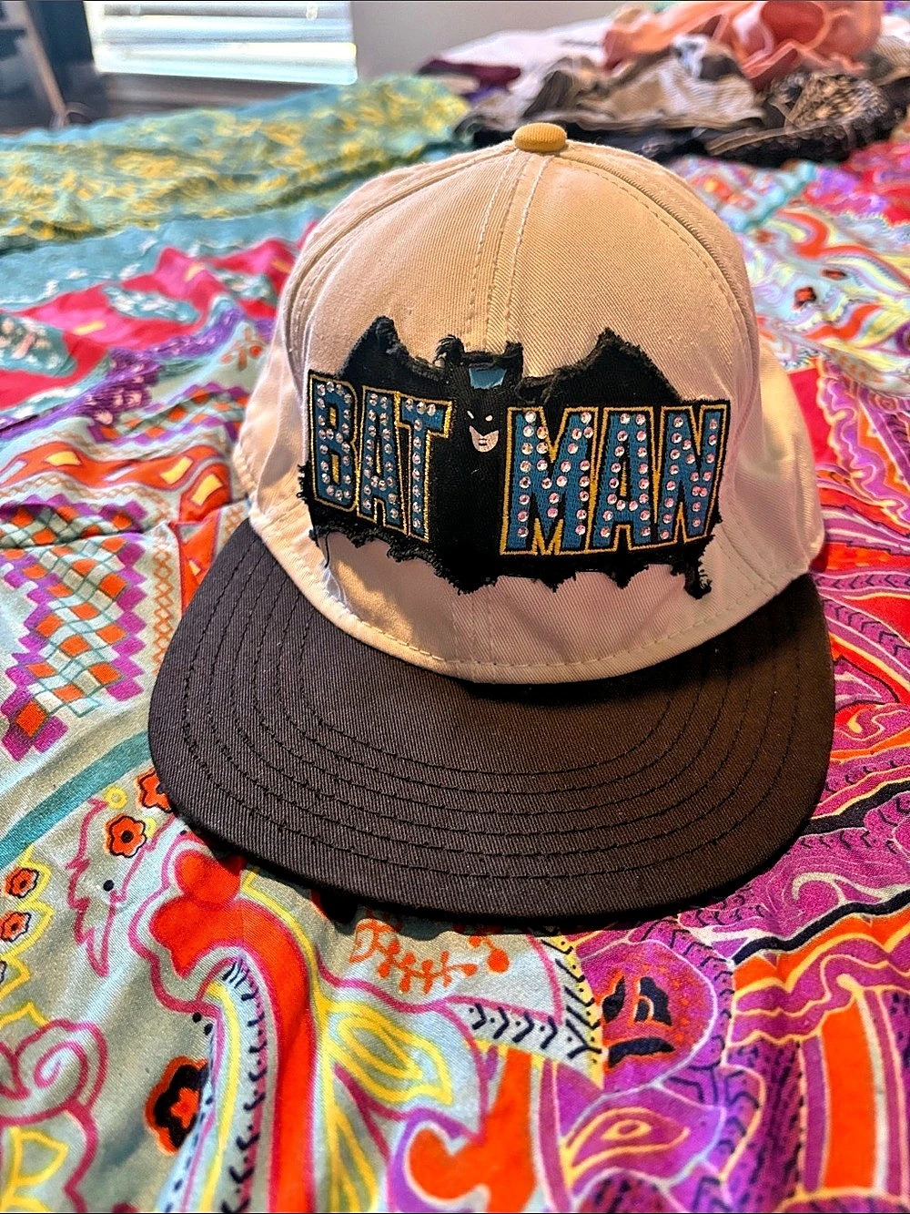 Six Flags Over Texas Tan & Black Trucker Hat